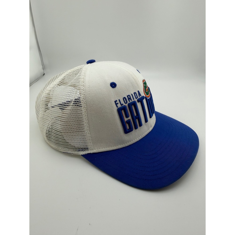 Florida Gators Captivating Headwear Trucker Hat Blue White Snapback Mesh Cap - Picture 2 of 4